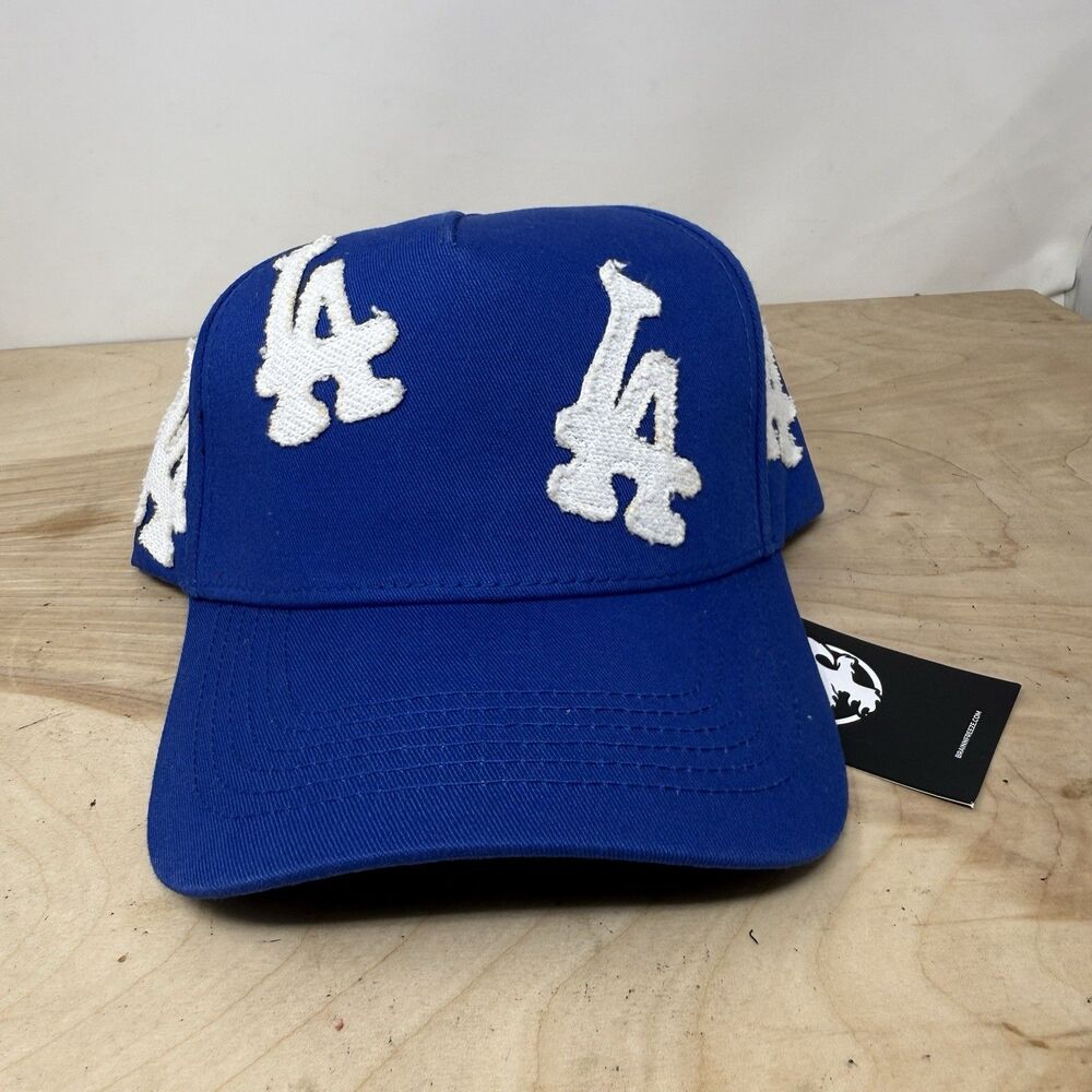 Los Angeles LA Blue Brainnfreeze SnapBack Hat Cap NWT
